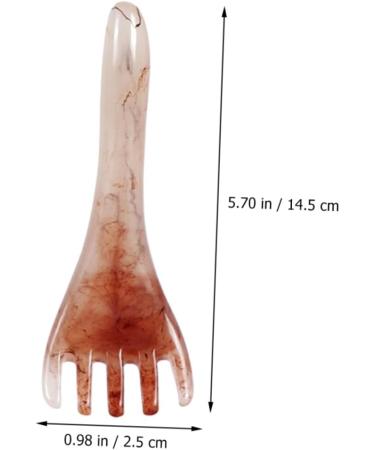 Fomiyes 2-in-1 Massage Brush & Scraping Tool - Guasha Massage Kamm Beeswax Scratch Board for Deep Tissue Relief - Buy Online on GoSupps.com