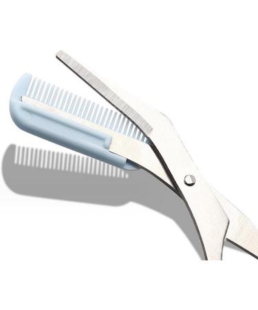 Professional Eyebrow Trimmer Scissors Eyebrow Shear Scissors with Mini Comb and Non Slip Finger Grips All-in-One Shaper Epilator Hair Remover Eyebrow Shaving Scissors Cutter Remover Shaper(Green) - Buy Online on GoSupps.com