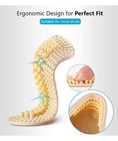 3 Pairs Silicone Heel Grips for Men/Women - Anti-Slip Gel Liners for Loose Heels, Multi-Size Inserts, Improve Fit - Black - Buy Online on GoSupps.com