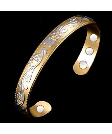 Verbenia Magnetic Copper Bracelet for Pain Relief | Arthritis Therapy | Women's Energy Band - Buy Online on GoSupps.com