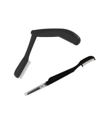 NOLITOY 2pcs Makeup Grooming Tools - Eyelash Brush & Eyebrow Combs for Women | Stainless Steel Makeup Applicators & Kit - Buy Online on GoSupps.com