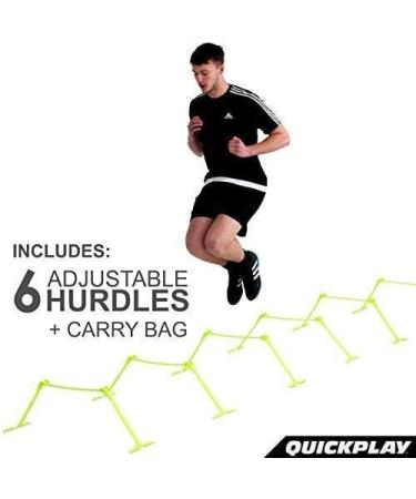 QUICKPLAY PRO Adjustable Height Speed Hurdles Set - 6 9 + 12 All-in-One Training Agility Plyometric Hurdles - Buy Online on GoSupps.com