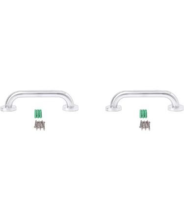 MCAORI 25cm Bathroom Shower Tub Handrail Stainless Steel Safety Toilet Support Rail Gra 2pcs - Buy Online on GoSupps.com