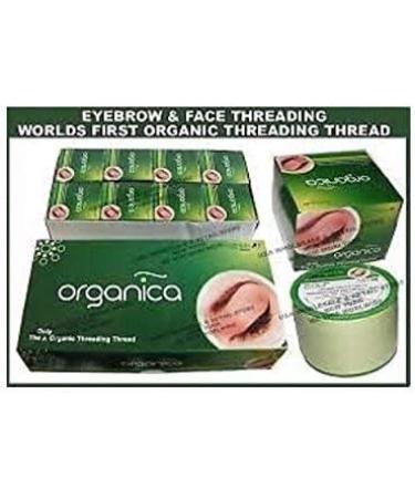 Organica Eyebrow Threading Thread Box - Set of 8 Spools, 300m Each - Saloon Special for Forehead, Upper Lip, and Chin - Buy Online on GoSupps.com