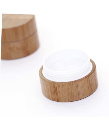 COHEALI 2 Pcs Cream Cosmetic Pot Wooden Cosmetic Jar Travel Bottles for Cosmetics Container Compact Pack - Buy Online on GoSupps.com