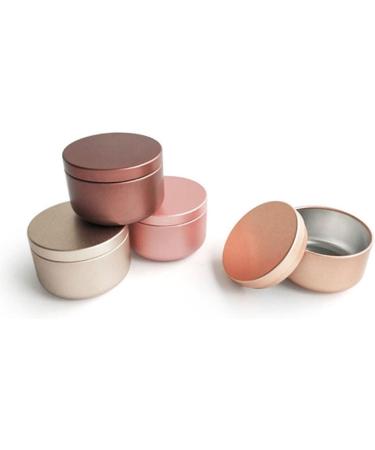 Fomiyes 5pcs Aluminum Tin Jar Screw Lid Round Container - Matte Cream Cosmetic Lip Balm & Candle Holder - Perfect for Makeup & Decor - Buy Online on GoSupps.com