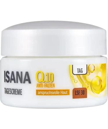 ISANA Q10 Anti-Wrinkle Day Cream with Macadamia Oil & SPF 30 | Revitalize & Protect Skin | 50ml - Buy Online on GoSupps.com