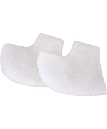 FRCOLOR 6 Pairs Gel Heel Support Gel Heel Socks Gel Heel Sleeves Gel Heel Cushions Feet Cracked Socks Gel Foot Socks Silicone Heel Pads Dry Feet Socks Ankle Support Breathable White - Buy Online on GoSupps.com