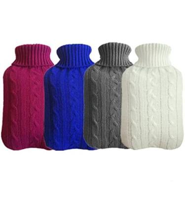 MAIES 2000ml Large Hot Water Bottles | Knitted Cover - Warm & Cold Resistant Heat Preservation - Buy Online on GoSupps.com