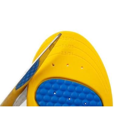 Happystep Memory Foam Sport Gel Insoles | Arch Support & Plantar Fasciitis Relief | UK Size 5-8 - Buy Online on GoSupps.com