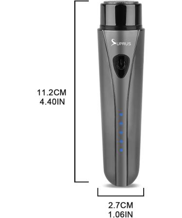 SUPRUS Women's Rechargeable Electric USB Shaver - Face Beard Mustache Arm Leg Armpit Bikini - LED Battery - International Shipping - Buy Online on GoSupps.com