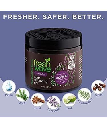 Fresh Wave Odor Eliminating & Deodorizing Combo Set (Lavender). INCLUDES 1 X Fresh Wave Lavender Odor Removing Gel 15 oz 1 X Fresh Wave Lavender Odor Removing Spray 8 fl. Oz & 1 X Fresh Wave Lavender Odor Removing Packs Bag of 6. - Buy Online on GoSupps.com