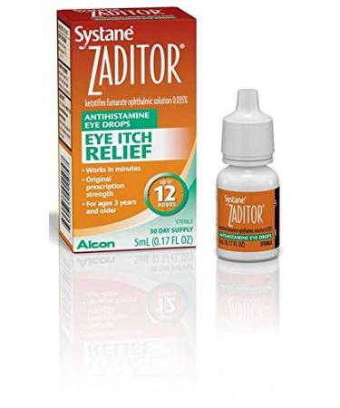 Zaditor Antihistamine Eye Drops 2-Pack - 2 Count, Fast-Acting Relief - Buy Online on GoSupps.com