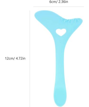 Eyeliner Stencil Silicone Eyeliner Guard Eye Makeup Aid Eyeliner Applicator Guide for Girls Women Blue - Buy Online on GoSupps.com