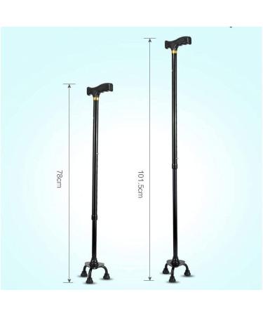 Canes Walking Stick Walking Stick Elderly Crutches Three Feet Non Slip Cane Telescopic Height Adjustable Household Crutches Handmade Smooth Sailing - Buy Online on GoSupps.com