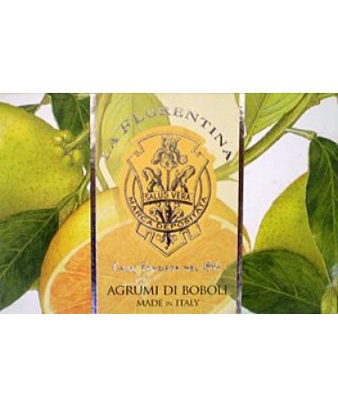 La Florentina Tuscany Agrumi Di Boboli Citrus Luxury Single Soap 10.5 Oz. From Italy