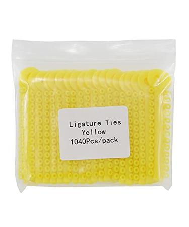 Orthodontic Ligature Ties Dental O-Ring Elastics 2080pcs (Yellow + Kelly Green) - Buy Online on GoSupps.com