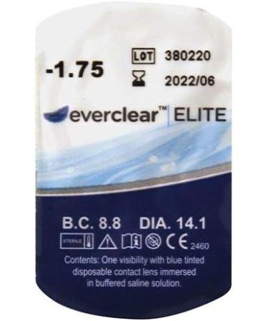 Buy EverClear Elite Daily Lenses - 5 Pack BC 8.8mm Dia 14.1mm -2.25 Diopters for Clear Vision | International Shipping - Buy Online on GoSupps.com
