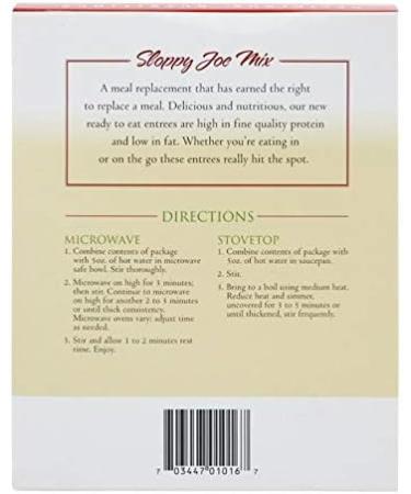 BariatricPal High Protein Sloppy Joe Mix - 7 Count Pack | Bariatric-friendly, Protein-rich Meal Option - Buy Online on GoSupps.com