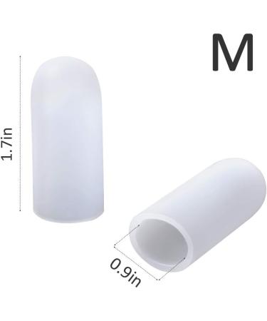 Gel Toe Protector Caps - 10 Pcs, Prevent Blister, Callus & Corn - White - Buy Online on GoSupps.com