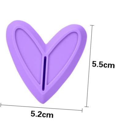 FRCOLOR Rasoir Intime Pour Femme Tondeuse Bikini Plastique Et Silicone Forme C ur Outil De Rasage Cheveux 5.5*5.2*0.5cm Image 1 - Buy Online on GoSupps.com