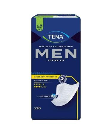 TENA MEN Active Fit Level 2 Incontinence Pads 20 pcs