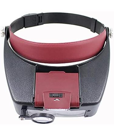 Magnifying Helmet Type LED Light Wearing Magnifier 1.5X 3X 6.5X 8X Magnifying Acrylic Lens Magnifier for Repair/Research/Solder/Reading Made in China - Buy Online on GoSupps.com