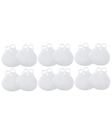 Healvian 6 Pairs Half Forefoot Pads Pads Airpoda Insoles for Heels Metatarsal Insoles Metatarsal Support Inserts Airpodd Half Foot Pads Bunion Pads Foot Half Pad White Thicken
