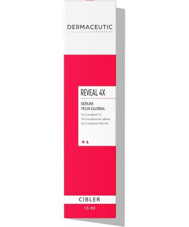 Dermaceutic Reveal 4X - Global Eye Serum for signs of fatigue and puffiness around the eyes with CX complex and caffeine complex - 15 ml - Buy Online on GoSupps.com