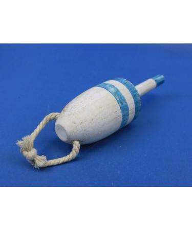 Hampton Nautical Wooden Vintage Light Blue Lobster Trap Buoy 7 - Buy Online on GoSupps.com