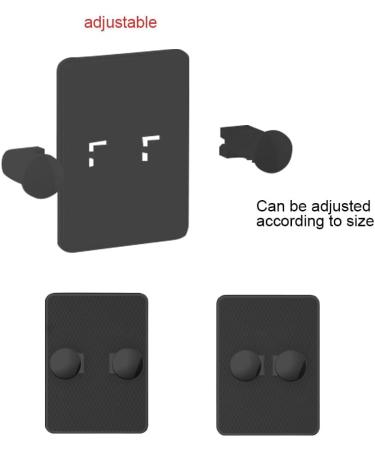 Razor Holder Shower - Self-Adhesive Multi-Purpose Hook | 5-Pack Drilling-Free Bathroom & Kitchen Black Hooks - Buy Online on GoSupps.com