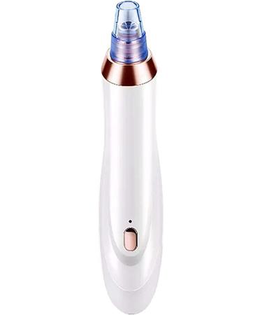 QINERSAW Blackhead Remover Pore Cleaner Blackheads Pore Sucker with 5 Suction Heads Acne Comedone Extractor Kit Blackhead Removal Tool for Beauty Salon (Color : Red) (Color : White)