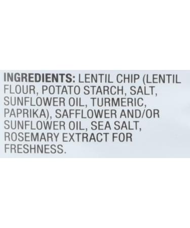 Enjoy Life Sea Salt Lentil Chips - 12 Bags, 0.8 oz Each, Vegan, Gluten-Free - Buy Online on GoSupps.com