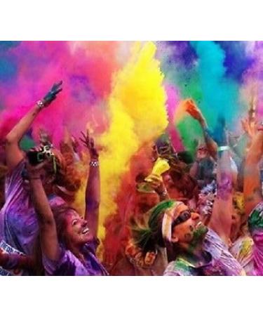 Cock Brand Herbal Gold Gulal (MultiColor-5Pack) 100% Natural and Herbal Gulal Organic Coloured Powder Non-Toxic and Skin-Friendly Holi Gulal Holi Celebration Herbal Gold-5pack - Buy Online on GoSupps.com