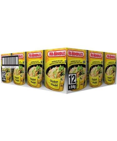 MR. NOODLES Cup Chicken 64g x 12 Chicken 768 g (Pack of 1) - Buy Online on GoSupps.com