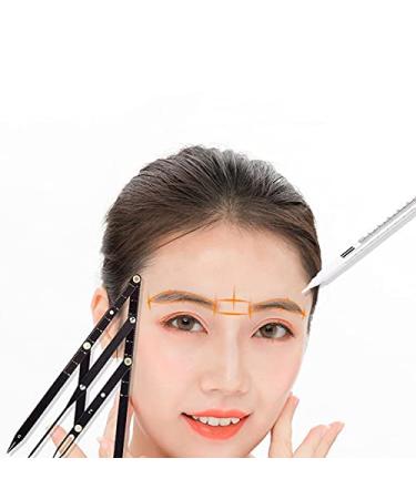 Compass Permanent Makeup Microblading Golden Ratio Ruler - Precision Black Tool for Flawless Brows - Buy Online on GoSupps.com