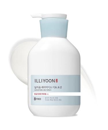 ILLIYOON Ceramide Ato Lotion 528ml(17.85oz) | Daily Moisturizing Lotion for All Skin Types | Deep Moisturizing and Soothing Effect | Korean Skin Care