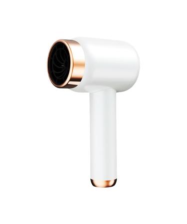 Portable Cordless Hair Dryer w/Hot & Cold Air Type-C USB Rechargeable Hairdryer 1000W Handheld Travel Blow Dryer for Art Painting Home Outdoor White