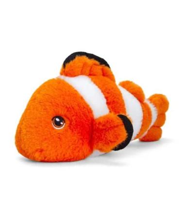 Deluxe Paws Plush Cuddly Soft Eco Toys 100% Recycled (Clown Fish)