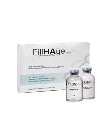 FillHAge Facial Rejuvenation Treatment  Anti-Aging Filler Set  Needle-Free  Face Serum for Fill Up Wrinkles  Sagging and Fine Lines (Pack of 1)