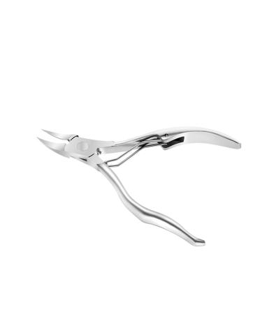 PSGS Multifunctional Colorful Olecranon Scissors Toenail Ingrown Remover Nail Art Cuticle Nipper Clipper Edge Cutter Manicure Plier (Color : 01) White