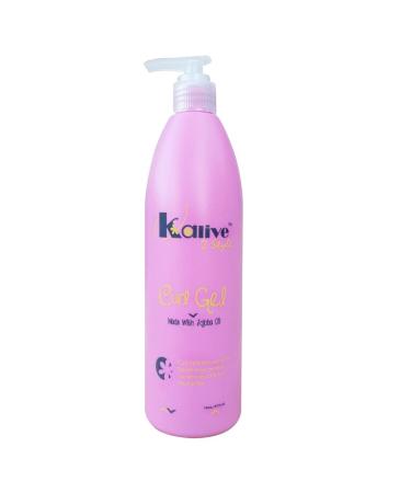 KALIVE Curl Gel 16 oz  for curly hair. This hair product for women  Defines all types of curls  waves  and hair textures  natural or permed.