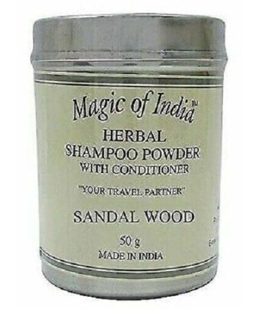 RSGM Magic Of India Herbal Sandalwood Shampoo Powder With Conditioner - 50g