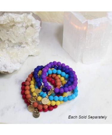 Essential Oil Bracelet for Anxiety | Aromatherapy Lava Stone Diffuser Bracelet for Men & Women - Buy Online on GoSupps.com