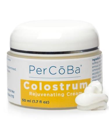 Colostrum Moisturizer for Neck - Face & Hand Cream for Skin Care - Non-Greasy Formula with Vitamin E Sunflower & Jojoba Seed - Made in USA - 1.7oz