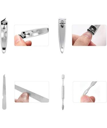 Nail Clipper Set Professional Manicure Set 8 Pieces Grooming Kit Manicure Pedicure Tools Travel Nail Set Personal Care Beauty - Buy Online on GoSupps.com