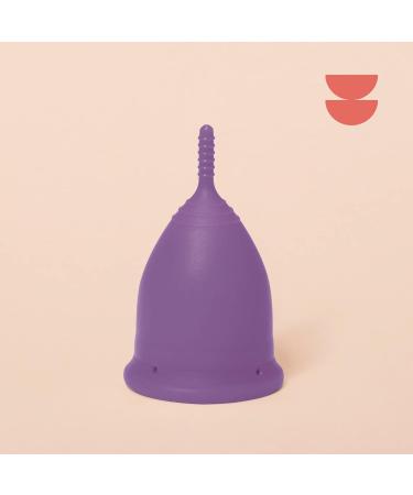 Divine Menstrual Cup Purple (M) - Soft & Eco-Friendly for Comfort | Buy Internationally - Buy Online on GoSupps.com