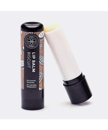 Simply Herbal Lip Balm Biscuit - Nourishing Herbal Oil & Butter Blend (5ml) | Natural Soothe & Moisturize - Buy Online on GoSupps.com