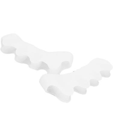 Soft Gel Toe Separator for Bunion Correction and Pain Relief - Reusable Toe Spacer for Women, Men, and Adults (White) - Buy Online on GoSupps.com