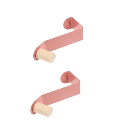 Alipis 2pcs Door Hook Wall Mounted Shelves for Storage Wall Mounted Coat Hook Back Door Clothes Hook Shelf